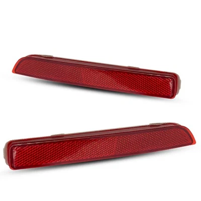 Marcador reflector parachoques trasero izquierdo derecho rojo lente roja Nissan Murano 2015-2022 Foto 1 de 4