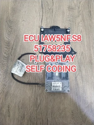 ECU FIAT PANDA  1.2 4X4 IAW5NF.S8 51758235 PLUG&PLAY + SUPPORT AND GROUND - Immagine 1 di 4
