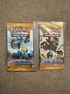 x2 Pokémon Legends Awakened Sealed Booster Pack Diamond Pearl TCG - Picture 1 of 6