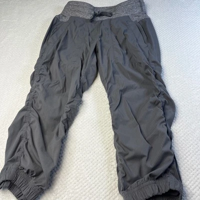 ivivva Athletica Girls Gray Drawstring Ruched Athletic Pants Size 10 - Image 1 of 4