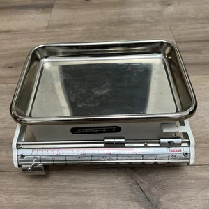 Vintage Stube Feintarierung Kitchen Scale 5 kg / 500 Gramm Scale - White - Picture 1 of 4
