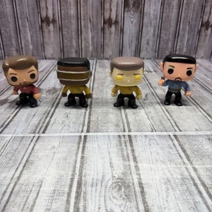 Star Trek Funko Pop 4 Stück Riker Geordi Data Mirror Spock TNG TOS lose OVP - Bild 1 von 19