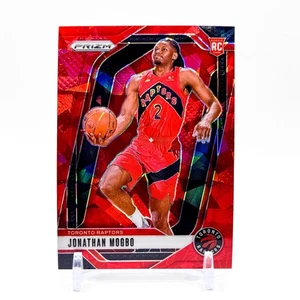 2024-25 Panini Prizm Jonathan Mogbo Red Cracked Ice Prizm RC #260 - Raptors - Picture 1 of 2