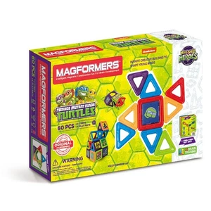 MAGFORMERS Teenage Mutant Ninja Turtles 60-Piece Magnetic Construction Set - Imagen 1 de 1