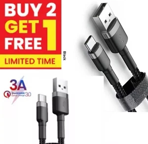 USB-C Cable For Samsung S24 S23 S22 S21 Type C Cable Fast C Charging Phone Cable - Picture 1 of 6