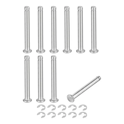 10Set M4x35mm 304 Stainless Steel Cylindrical Shaft Snap Ring Locating Pin Foto 1 de 4