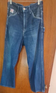 Vintage Pointer Marke Herren blau Denim Carpenter Jeans 34X29 Made in USA - Bild 1 von 15