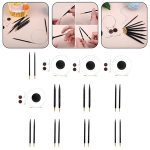 Smooth and Ergonomic Sandalwood Knitting Needles for Sweater Making - Picture 1 of 19