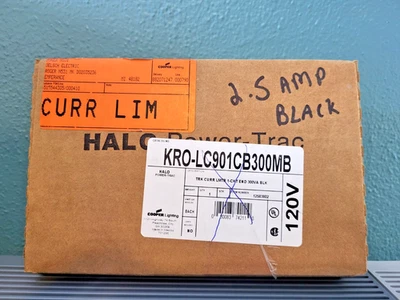 Cooper Halo LC901CB300MB Current Limiter 300VA 120V 1-Circuit Black NOB - Image 1 of 4