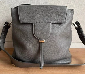 Tod's Joy Damen Schultertasche Crossbody Leder grau gebraucht authentisch top + Japan - Bild 1 von 11