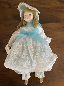 RARE Vintage Numbered Alice Porcelain And Cloth Doll Fiorenza Antolini With Tag - Picture 1 of 12