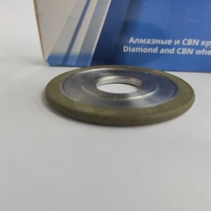 2 Zoll 1FF1 0,059" (1,5 mm) Radius Diamantschleifscheibe für Spänebruchflöten - Bild 1 von 4