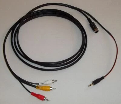 Commodore CBM 610 Monitor TV Kabel (Video+Audio) - Bild 1 von 2