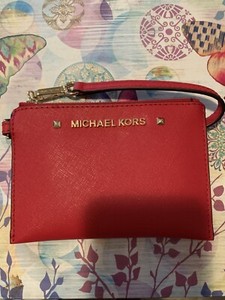 Beautiful Red Michael Kors Wristlet