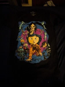 Coraline T-Shirt Spiral Tunnel Other Mother Medium NEW - Picture 1 of 5
