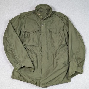 Abrigo de campo de clima frío del ejército de Estados Unidos de colección para hombre mediano largo con capucha OG-107 - Imagen 1 de 14