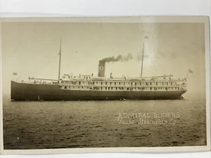 1920s Admiral Rogers Pacific Steamship Company RPPC Postcard Real Photo - Picture 1 of 11