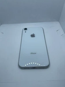Marco de repuesto de carcasa blanca para iPhone XR vidrio posterior reemplazado grado BC - Imagen 1 de 6