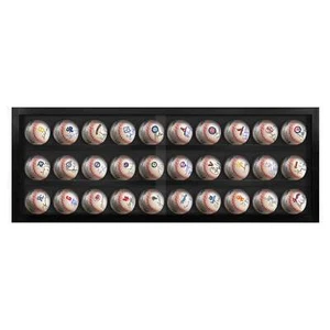 PENNZONI Baseball Display Case, Acrylic Hockey Puck Display Case, Holds 30 Balls - Picture 1 of 10