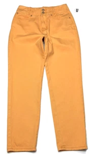 BDG Urban Outfitters Jeans Womens (26) Orange High Rise Taper Leg Mom Style NWOT - Picture 1 of 8