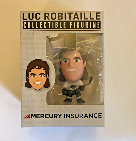 Luc Robitaille Collectible Figurine - LA Kings Hockey NHL Mercury Insurance Cover