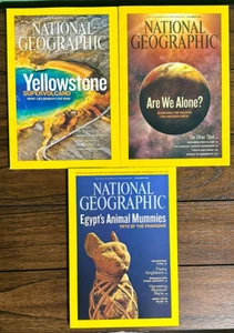National Geographic magazine lot 2009 August November December Vintage Excellent - Picture 1 of 5