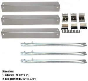 Kit de piezas de repuesto para parrilla de gas Char Griller placas térmicas quemadores para parrilla de carga - Imagen 1 de 8
