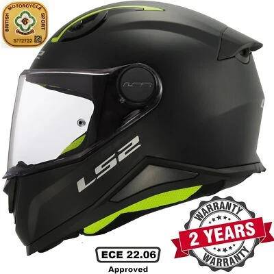 LS2 FF812 KID MINI CAPACETE DE MOTOCICLETA INFANTIL ROSTO INTEIRO PRETO FOSCO - Imagem 1 de 4