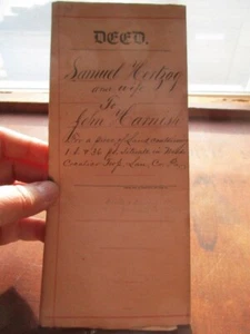 1874 Property DEED Lancaster County PENNSYLVANIA - West Cocalico Township - Bild 1 von 6