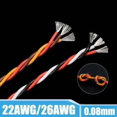 Servokabel Litze 26AWG 22AWG Kabe 3 Adrig 0.08 qmm Servokabel Servo Kabel - Bild 1 von 4