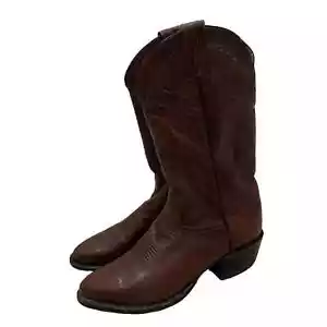 Tony lama brown leather western boots style 6826 mens size 8.5D - Picture 1 of 8