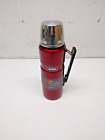 Thermos Stainless King Flask, Cranberry Red, Thermos Drinks Flask.