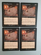 Twisted Experiment x4 Playset MTG Urza's Destiny (1999) Common Black Creature NM