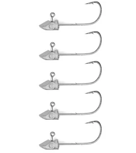 Major Fish Connector Micro Têtes Plombées Mini Jighead 5 Pièce Truite Perche - Photo 1/53
