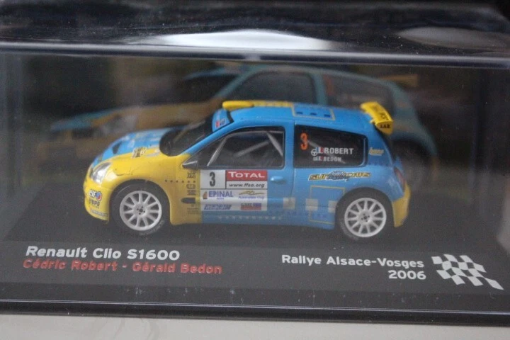 RENAULT Clio 1600 S  N°3 Rallye Alsace Vosges 2006 (IXO/Altaya) 1/43 - Photo 1/1