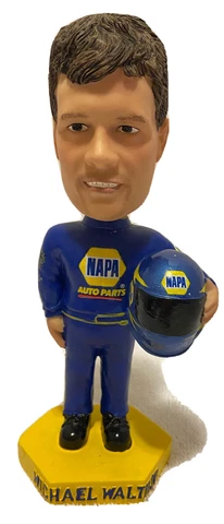 Michael Waltrip NAPA Racing Auto Parts Bobblehead Bobblehead. 2003 Nascar NIB Cover