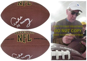 Archie Manning New Orleans Saints signed NFL football proof COA autographed - Picture 1 of 3