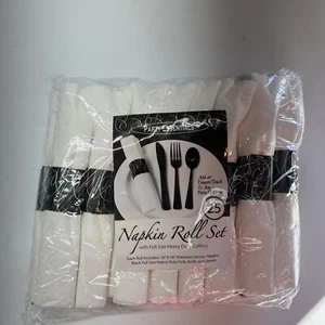 Party Essentials Napkin Roll Set 25 Ct. - Picture 1 of 2