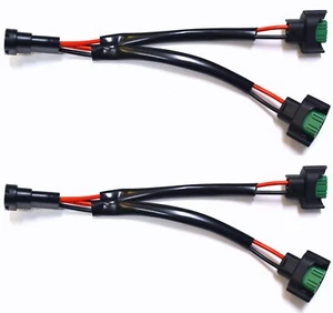 Cable divisor P C 899 H27 dos arneses enchufe de luz antiniebla conector bombilla - Imagen 1 de 6