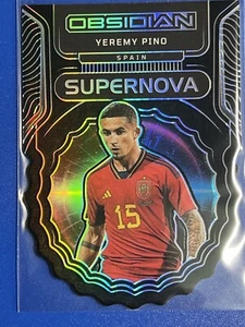 Panini 22/23 Obsidian Supernova Diecut /115 Spain Yeremy Pino #13 - Picture 1 of 3