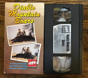 VHS: Diablo Mountain Boars: wild pig hog hunting bow archery - Picture 1 of 1