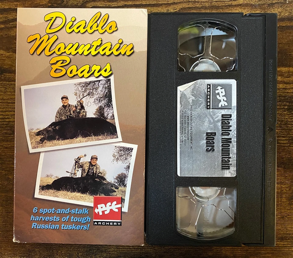 VHS: Diablo Mountain Boars: wild pig hog hunting bow archery - Image 1 of 1
