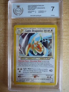 PGS 7 Light Dragonite 14/105 Pokemon Karte holo, Neo Destiny - Bild 1 von 3
