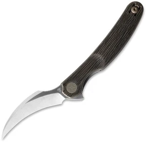 Cavol C09 Liner Folding Knife 2.5" Elmax Steel Blade Bronze Titanium Handle - Picture 1 of 7