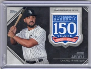 Topps 2019 Series 1 AMP-JA Jose Abreu Commemorative Patch Chicago White Sox - Picture 1 of 2