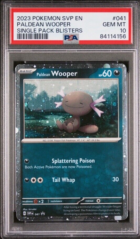 Paldean Wooper 2023 Scarlet & Violet: Black Star Promo Paldean Wooper 2023 Scarlet & Violet: Black Star Promo