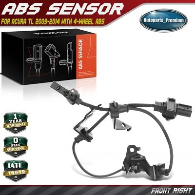 Sensor de velocidad de rueda ABS para Acura TL 2009-2014 con ABS de 4 ruedas delantero derecho derecho Foto 1 de 4