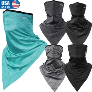 Thin Breathable Neck Gaiter Face Mask Sun UV Protection Balaclava Bandana Scarf - Picture 1 of 23