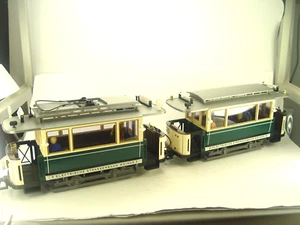 Straßenbahn mit Beiwagen - LGB Spur G Set 21355 - #E gebr. - Bild 1 von 8