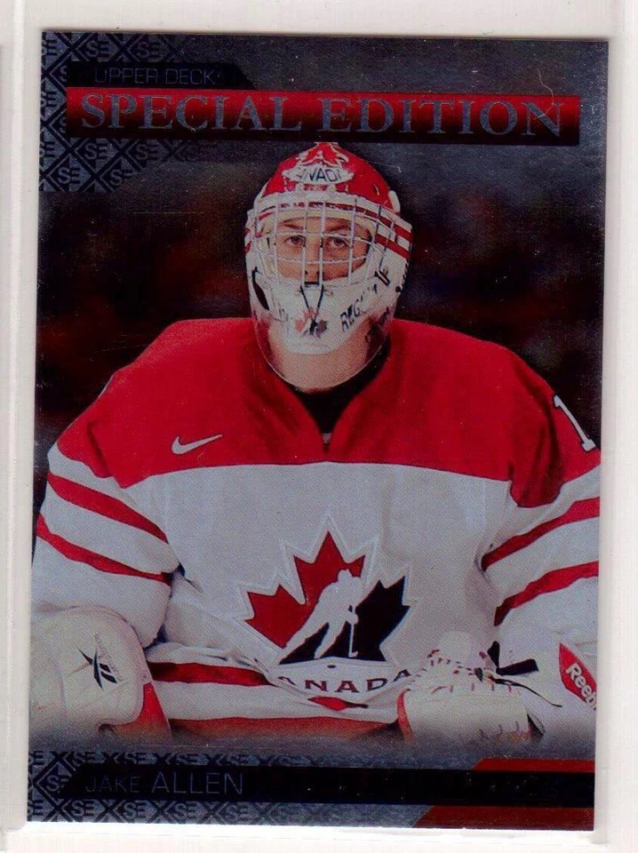 JAKE ALLEN 13/14 Upper Deck Team Canada Special Edition Insert Card #SE-41 SP - Image 1 of 1